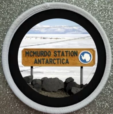 3  McMurdo Station Antarctica Sublimation Iron / Sew On Patch Badge  • $6.25