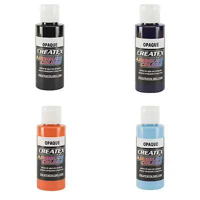 £10.89 • Buy Createx Opaque Acrylic Airbrush Colours 60mL/2oz Bottles (Full Range)