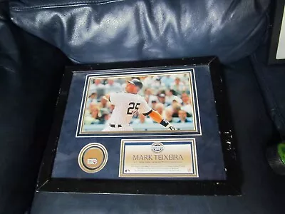 Mark Teixeira Photo With Dirt From New York Yankees Framed  • $65