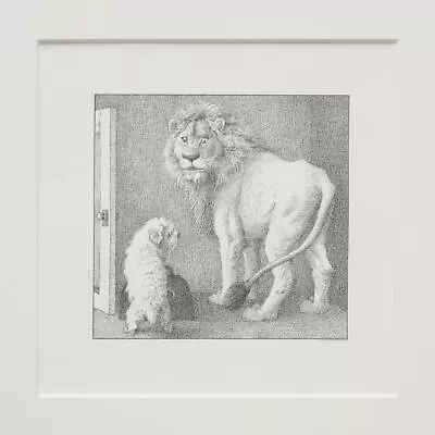 Maurice Sendak Higglety Pigglety Pop! Must Be More To Life Lion Dog Offset Print • $100