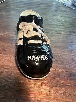 Vintage Collingwood Magpies Money Box Adidas Football Boot VFL Afl • $69