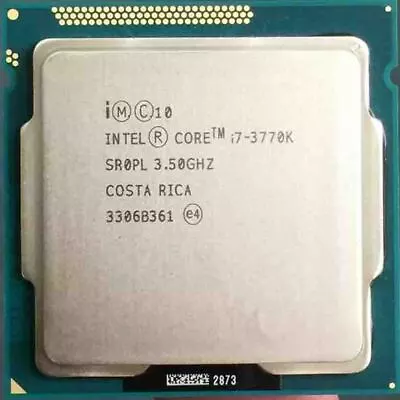3rd Gen Intel Core I7-3770K LGA1155 CPU Processor 3.5GHz Quad Core 8M • $129.35