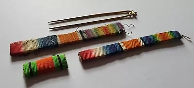 WW1 WW2 Military Ribbon Bars & Pin • £18