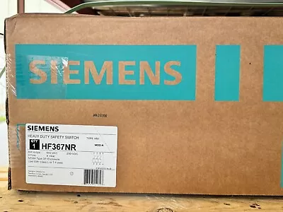 800 Amp 600 Volt Fusible Disconnect Nema 3R 3ph 4w NEW Siemens HF367NR • $7975