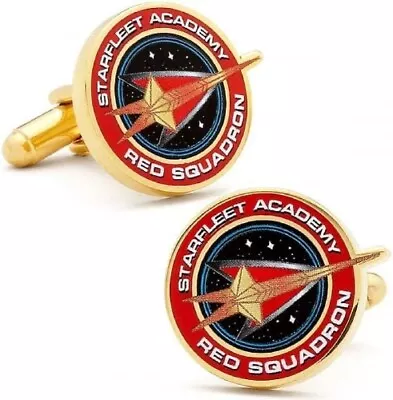 £54.59 • Buy Star Trek - Red Squadron Cufflinks By Cufflinks Inc.
