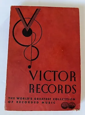 1936 RCA Victor Records Catalog 78RPM • $9