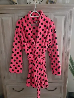 Victoria’s Secret Pink Polka Dot Bath Robe Sz M/L NWOT • $25