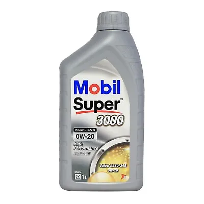 Mobil Super 3000 Formul VC 0w-20 Premium Fully Synthetic Engine Oil 1 Litre 1L • £14.95