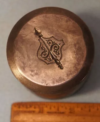 Antique SPEAR & SHIELD For Jewelry STEEL STAMPING DIE  MC60 • $70