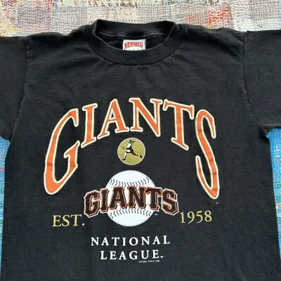 Vintage Giants Shirt XL Fits Large 90s San Francisco MLB Nutmeg Tee • $29.99