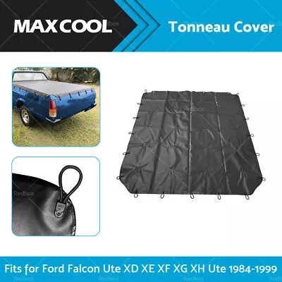 Waterproof Tonneau Cover For Ford Falcon Ute XD XE XF XG XH Ute 1984-1999 Black • $82