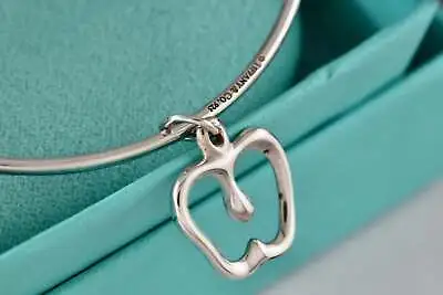 Tiffany & Co. Elsa Peretti Silver Dangle Apple Bangle Bracelet *CUSTOM* • $300