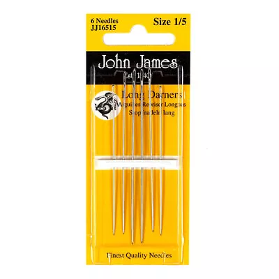 John James Darners Hand Sewing Needles All Sizes Available Free Postage • £2.75