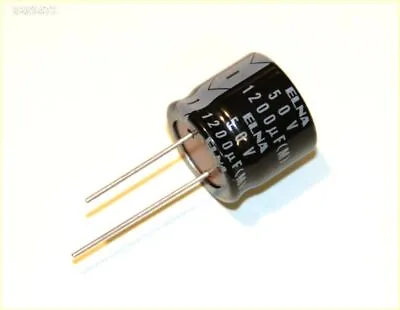 [8 Pc] Electrolytic Capacitor ELNA Audio Quality 1200uF 50V  • $11.22