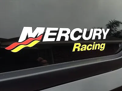 Mercury Racing COLOR DI CUT 11  Sticker Race Boat Outboard DECAL YOU GET 2 • $15.99