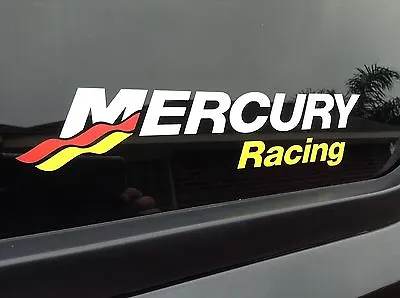 Mercury Racing COLOR DI CUT 20  Sticker Race Boat Outboard DECAL YOU GET 2 • $29.99