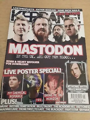 Kerrang! 3rd March 2007 Mastodon My Chemical Romance - B126 • £2.99