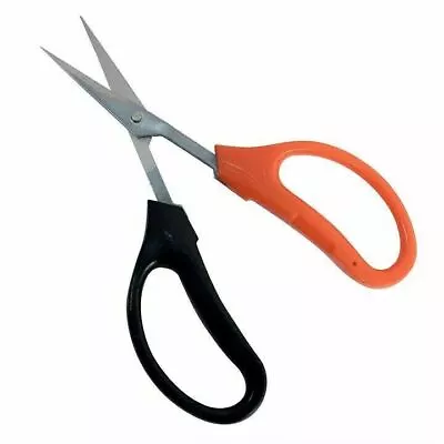 Garden Bud Trimming Leaf Snips Scissors Straight Razor Sharp HYDROPONICS Pruning • £3.49