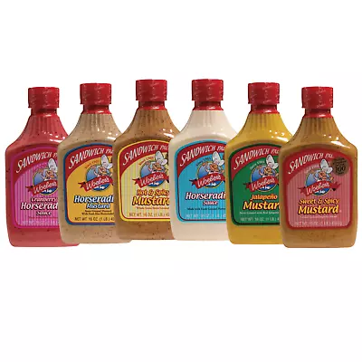 Woeber's Variety Horseradish & Mustard | Sandwich Pal | 16oz | Mix & Match • $23.64