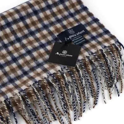 Aquascutum Scarf 100% Lambswool Inc Tags • £39.98