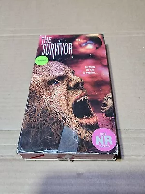 The Survivor VHS Rare HTF Scifi Horror Red Cassette York Home Video • $12.99