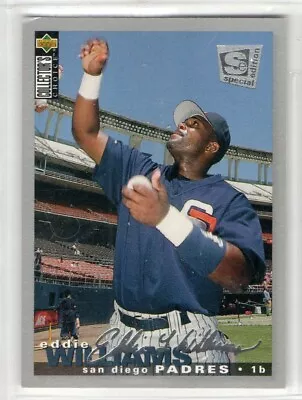 Eddie Williams  Baseball  1994 Upper Deck Collector's Choice  Silver Signa • $4.50