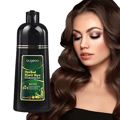 Hair Dye Color Shampoo 500ml Instant Fast Permanent Natural Coconut DYE Color US • $39.99