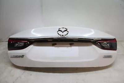 2016 Mazda 6 Touring White 25d Rear Trunk Lid Gate Assembly Oem 14 15 16 17 • $350