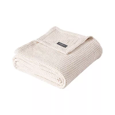 Eddie Bauer Solid Waffle Blanket • $59.99