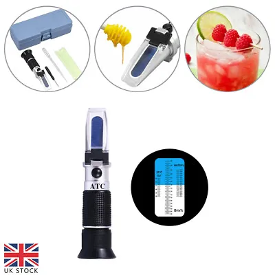 Honey Tester Refractometer For Beekeeper 58-90% Brix 38-43°Baume 10-33% Water • £15.99