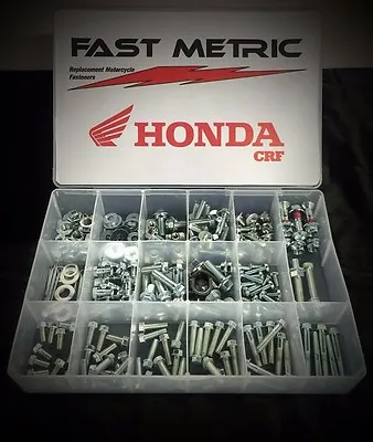 FAST METRIC 320pc SuperSized Bolt Kit Honda CRF150R CRF250R CRF450R CRF250X 450X • $59.99