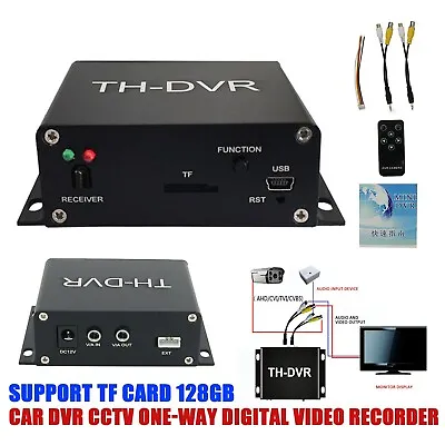 1080P Mini Car DVR CCTV Digital Video Recorder One-Way Support TF Card 128GB NEW • $43.72