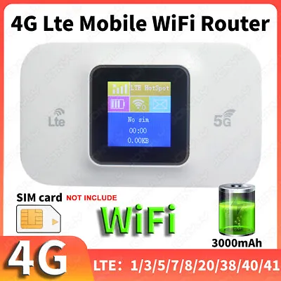 Wireless 4G LTE WiFi Router Unlocked USB Dongle Modem Mobile Broadband Hotspot • $24.89