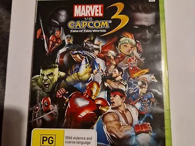 MARVEL Vs CAPCOM 3 Fate Of Two Worlds - Xbox 360 - Game - UK PAL - Complete  • £4