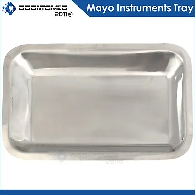 Mayo Instrument Tray 10X6X3/4 Medical Doctor Tattoo Spa Salon Beauty Equipment • $14.70