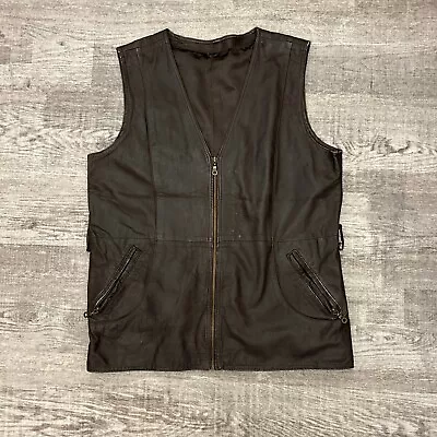 Leather Waistcoat Size Large  • £1.31