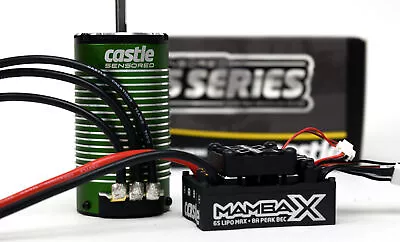 Castle Creations 010-0155-05 - Mamba X Waterproof 25.2V ESC & 2200Kv Motor Combo • $284.95