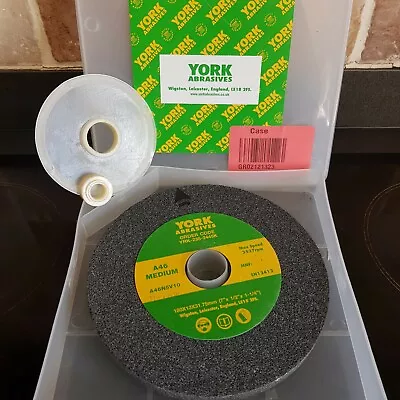 York 150mm X 16mm X 31.75mm GC100IV Soft Silicon Carbide Bench Grinding Wheels • £22.99