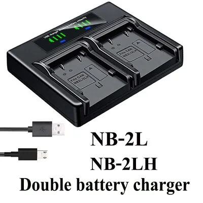 USB Battery Charger For CANON NB-2L MD110 MD111 MD120 MD130 MD140 MD150 MD160 • $10.99
