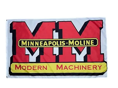 Minneapolis Moline Flag - 3ft X 5ft Free Shipping • $17.99