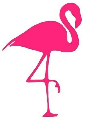 Flamingo Decal Sticker Car Window Laptop Tablet Choose Size And Color • $1.79