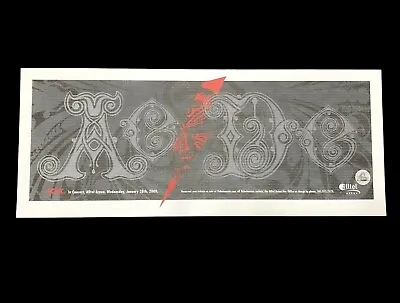 $360 • Buy AC/DC Concert Lithograph Black Ice World Tour Poster 2009 Mixon 10x24 Mint 500