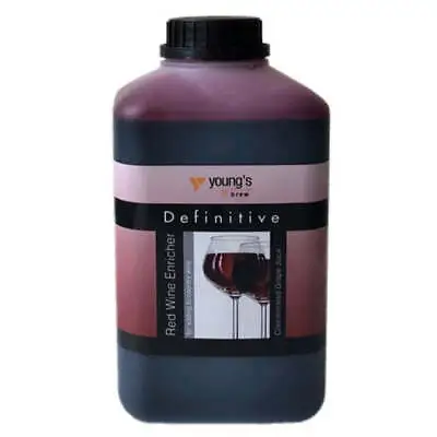 Red Wine Enhancer + Enricher - 1 Litre - Grape Juice Concentrate - Youngs Defini • £11.19