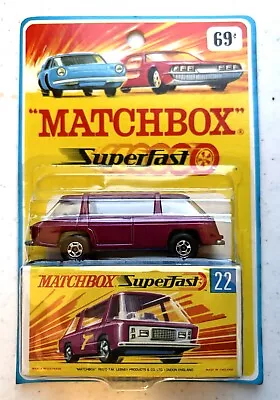 Matchbox Superfast #22 Freeman Inter-City Commuter New Blister Pack NMC • $81