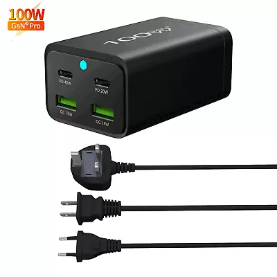 GaN3 100W Desktop Charger Quick Charge 4.0 Type C PD Adapter For MacBook Samsung • $34.99