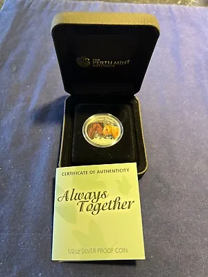 2017 50c Tuvalu Always Together Horse 1/2oz Silver Proof Coin • $92