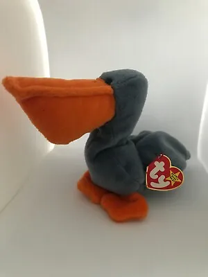 $5.99 • Buy Scoop The Pelican Ty Beanie Baby Tag 7/1/1996 Bent Tag Retired