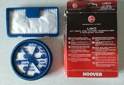 Genuine Hoover U60 Filter Kit FOR RUSH VACUUM CLEANER - 35600936 • £12.99