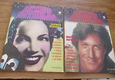 Lot 2 Brazil Magazine Carmen Miranda + Dustin Hoffman  40 Pages Each 1985 • $20