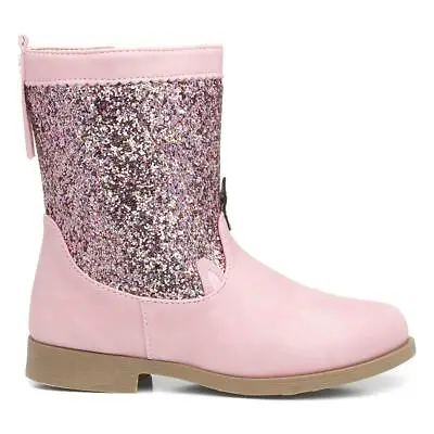 £17.99 • Buy Buckle My Shoe Girls Boot Pink Zip Up Glitter Unicorn Boot Shoezone